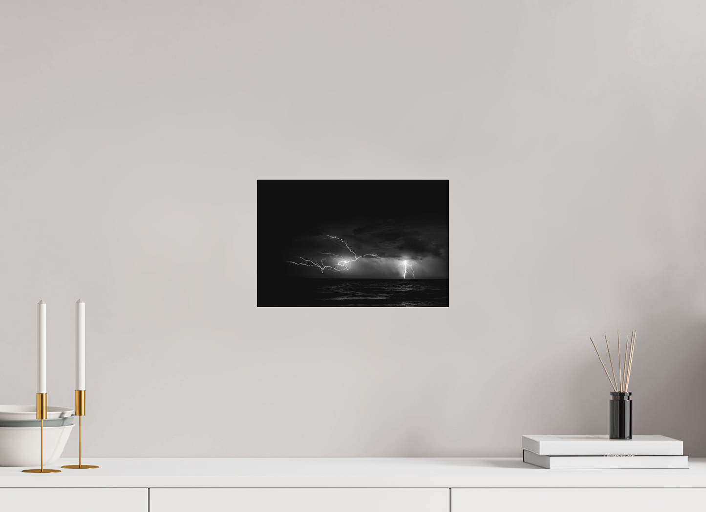 Mother Nature-Framed B&W Print Under Acrylic by Richard H Knight