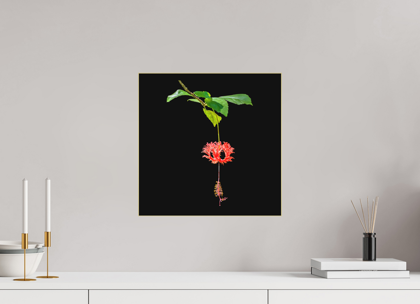 15 x 15″, Au Slimline|Color|Matte Acrylic Nature's Ornament-Framed Color Print by Richard H Knight