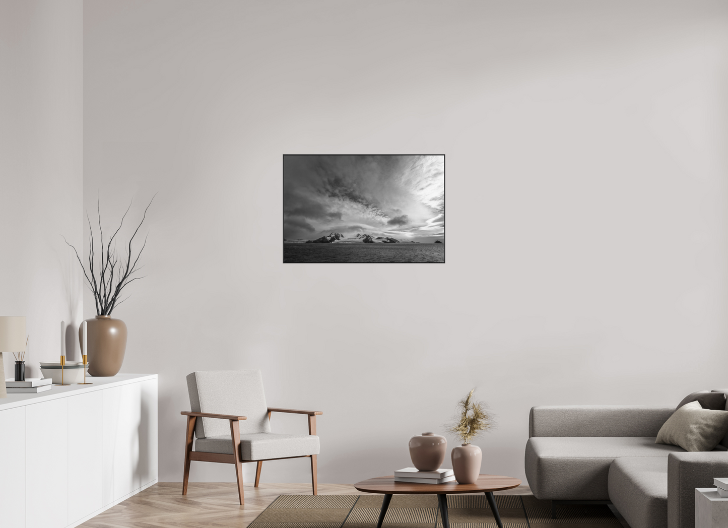 36 x 24″, Laminated Print on Metal Glacial Pace - Framed Antarctic Landscape Fine Art Photography Print | Richard H Knight