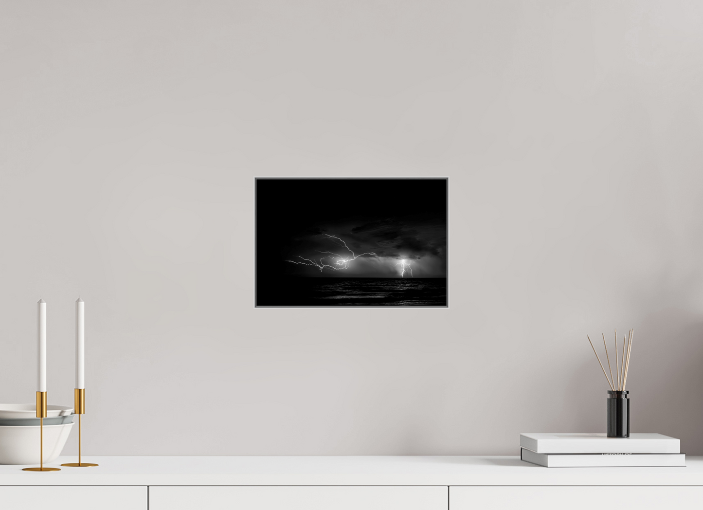 12 x 8″, Artbox|FineArt|ALDibond Mother Nature-Framed B&W Print Under Acrylic by Richard H Knight