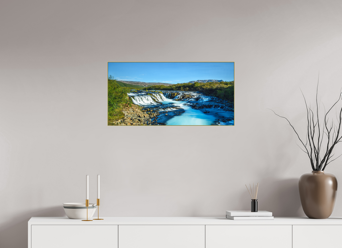Liquid Satin, 32×16″ — Color Giclée Print on Metal in an Art Box Frame | Richard H Knight