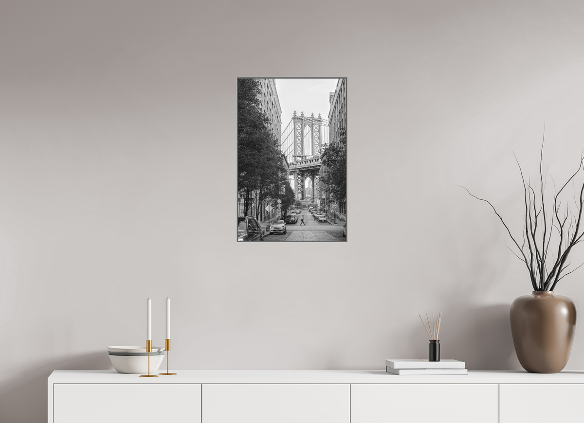 Passing, 16×24″ — B&W Print under Acrylic on Metal in an Art Box Frame | Richard H Knight