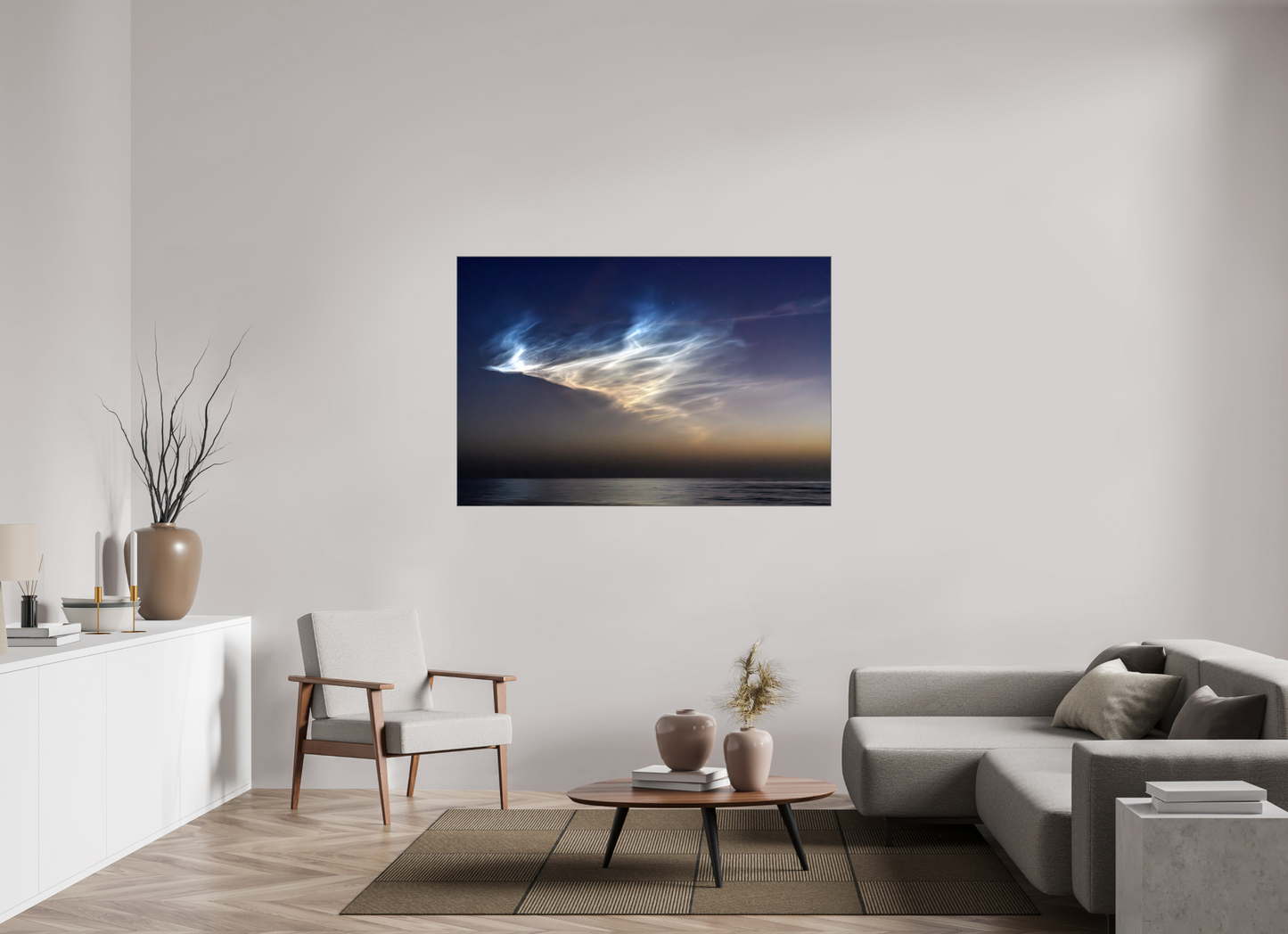 Celestial Light-Framed Fine Art Print on Metal by Richard H Knight