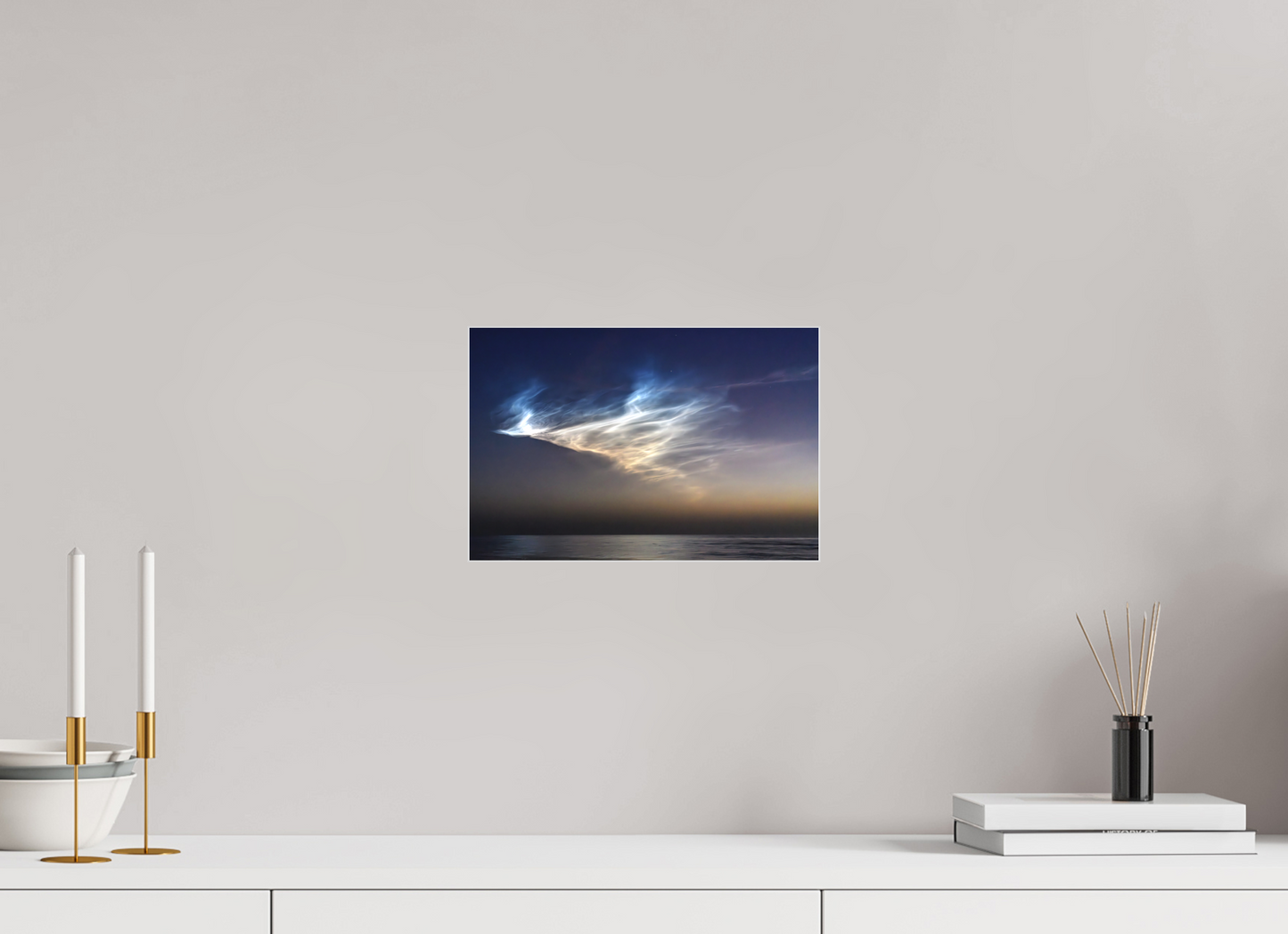 Celestial Light-Framed Color Print Under Acrylic by Richard H Knight