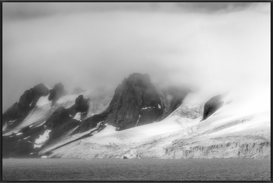 Main image Vanishing Act - Framed Antarctic Landscape Fine Art Photography Print | Richard H Knight