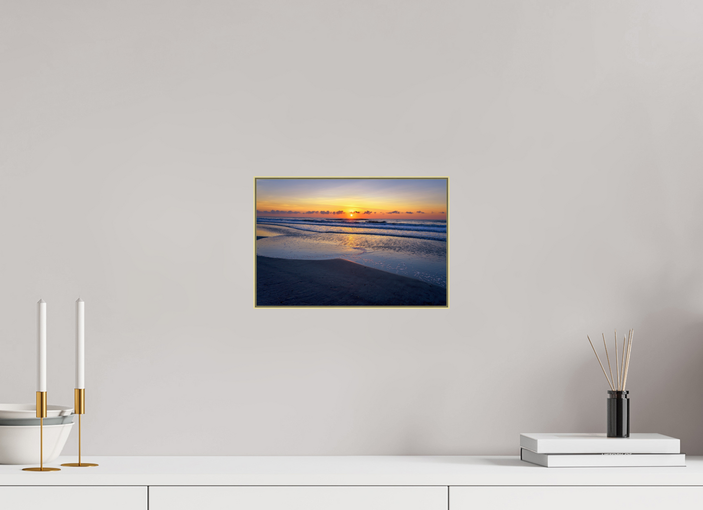 12 x 8″, Au Artbox|Fine Art|Al DiBond Dawn Patrol-Framed Color Print by Richard H Knight